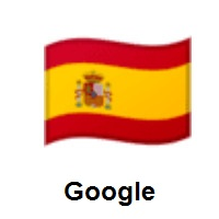 Flag of Spain on Google Android
