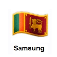 Flag of Sri Lanka on Samsung