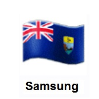 Flag of St. Helena on Samsung