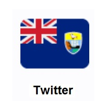 Flag of St. Helena on Twitter Twemoji