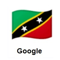 Flag of St. Kitts & Nevis on Google Android