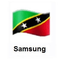 Flag of St. Kitts & Nevis on Samsung