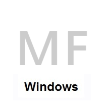 Flag of St. Martin on Microsoft Windows