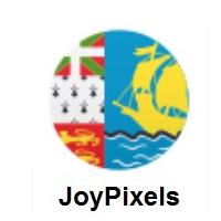 Flag of St. Pierre & Miquelon on JoyPixels