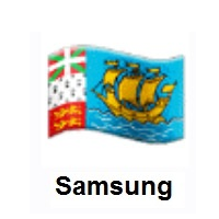 Flag of St. Pierre & Miquelon on Samsung