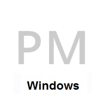 Flag of St. Pierre & Miquelon on Microsoft Windows