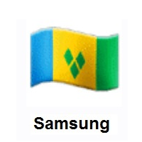 Flag of St. Vincent & Grenadines on Samsung