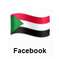 Flag of Sudan on Facebook