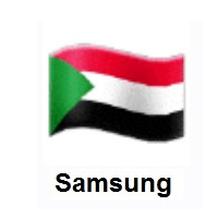 Flag of Sudan on Samsung