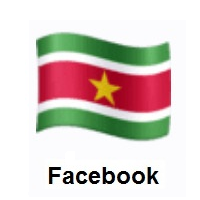 Flag of Suriname on Facebook