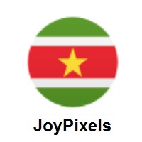 Flag of Suriname on JoyPixels