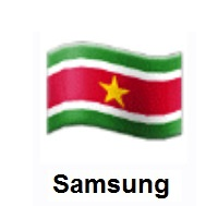 Flag of Suriname on Samsung