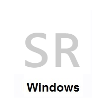 Flag of Suriname on Microsoft Windows