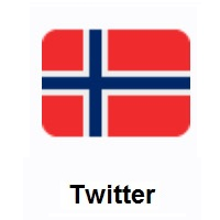 Flag of Svalbard & Jan Mayen on Twitter Twemoji