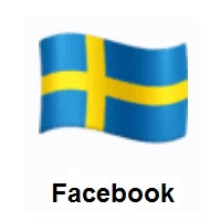 Flag of Sweden on Facebook