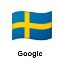 Flag of Sweden on Google Android