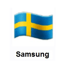 Flag of Sweden on Samsung