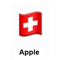 Flag of Switzerland on Apple iOS