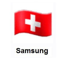 Flag of Switzerland on Samsung
