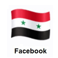 Flag of Syria on Facebook