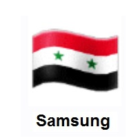 Flag of Syria on Samsung