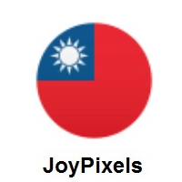 Flag of Taiwan on JoyPixels