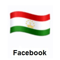 Flag of Tajikistan on Facebook