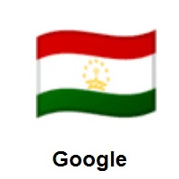 Flag of Tajikistan on Google Android