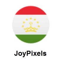 Flag of Tajikistan on JoyPixels