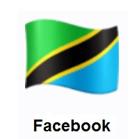 Flag of Tanzania on Facebook