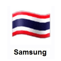 Flag of Thailand on Samsung