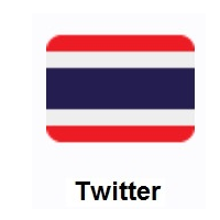 Flag of Thailand on Twitter Twemoji