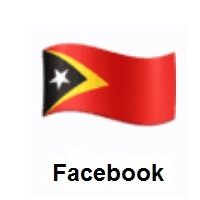 Flag of Timor-Leste on Facebook