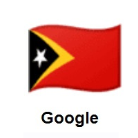 Flag of Timor-Leste on Google Android