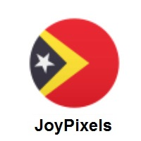 Flag of Timor-Leste on JoyPixels
