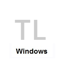 Flag of Timor-Leste on Microsoft Windows