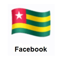 Flag of Togo on Facebook