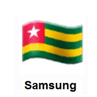 Flag of Togo on Samsung
