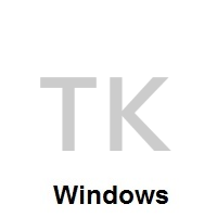 Flag of Tokelau on Microsoft Windows