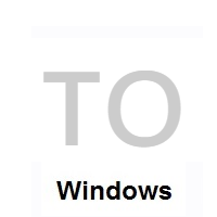 Flag of Tonga on Microsoft Windows