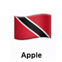 Flag of Trinidad & Tobago on Apple iOS
