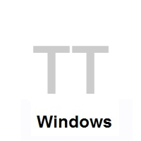 Flag of Trinidad & Tobago on Microsoft Windows
