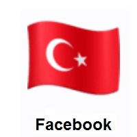 Flag of Turkey on Facebook