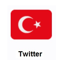 Flag of Turkey on Twitter Twemoji