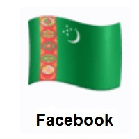 Flag of Turkmenistan on Facebook