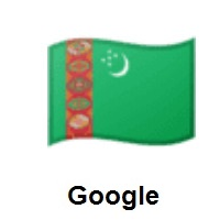 Flag of Turkmenistan on Google Android
