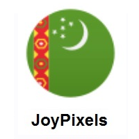 Flag of Turkmenistan on JoyPixels