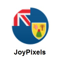 Flag of Turks & Caicos Islands on JoyPixels