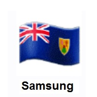 Flag of Turks & Caicos Islands on Samsung