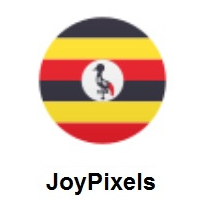Flag of Uganda on JoyPixels